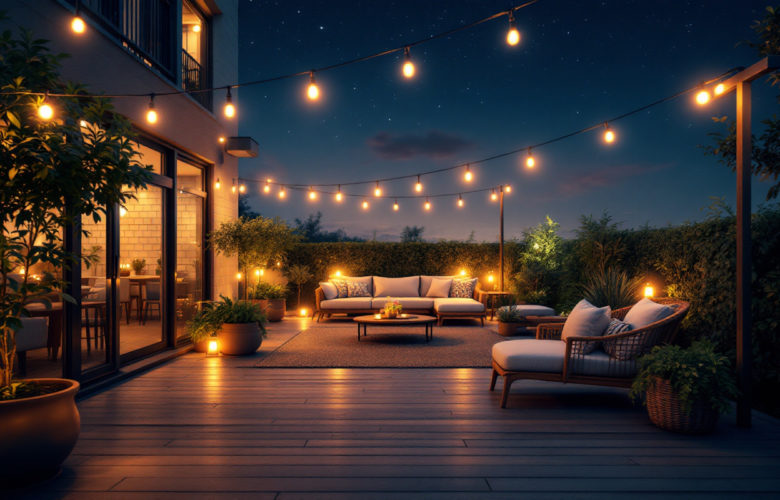 une-terrasse-exterieure-illuminee-par-des-lumieres-feeriques-la-nuit-offrant-une-atmosphere-romantique-avec-des-sieges-confortables-et-des-plantes-en-pots-sous-un-ciel-etoile
